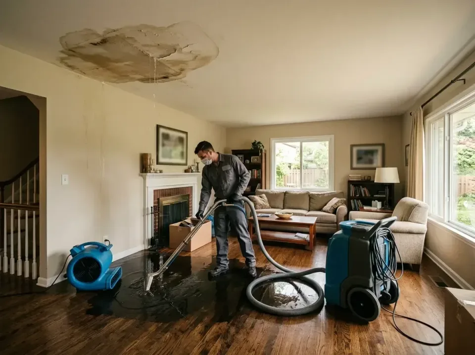 attic-pipe-burst-ceiling-drip-008 — frequently asked questions, Water Damage Restoration & Carpet Care in Lake Mills, WI
